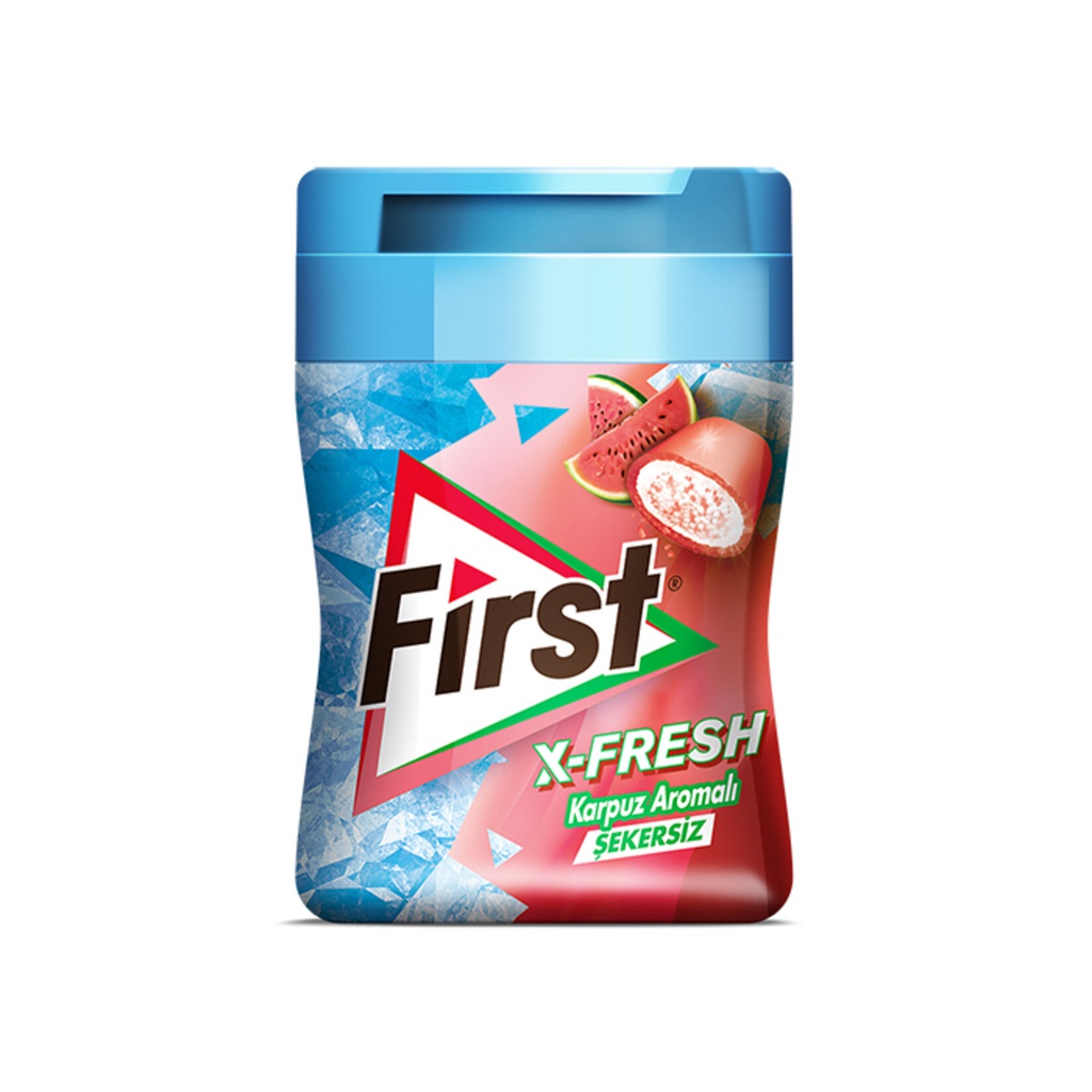 X-Fresh Bottle Watermelon Flavored Sugar Free Gum 64 Gr