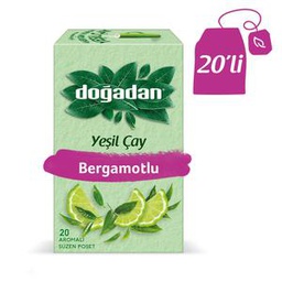 Green Tea Bergamot Flavored 20 Pieces