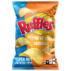 Ruffles Max Cheese & Onion Potato Chips Super Size 104 Gr