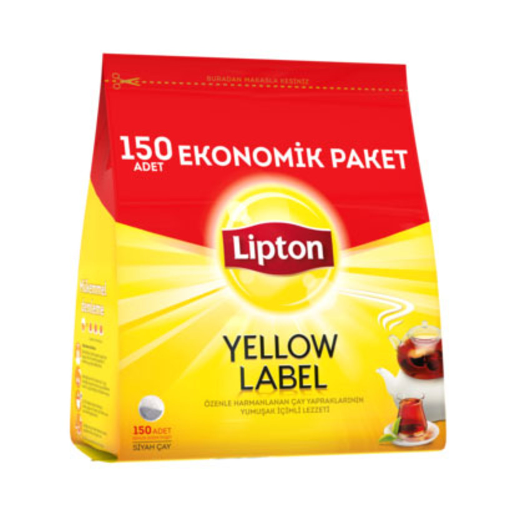 Lipton Yellow Label Teapot Bag Tea 150 Pcs 480 Gr